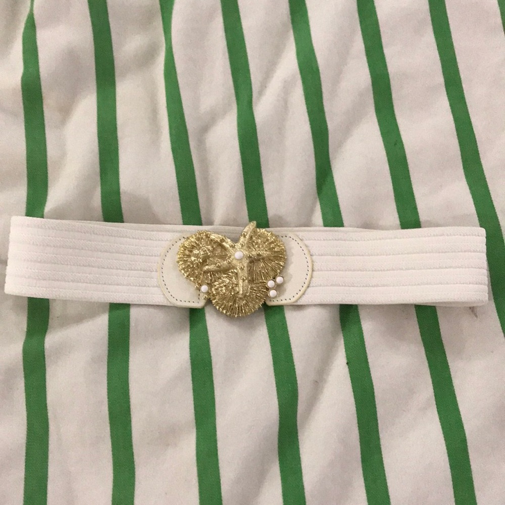 gold lily seashell belt!